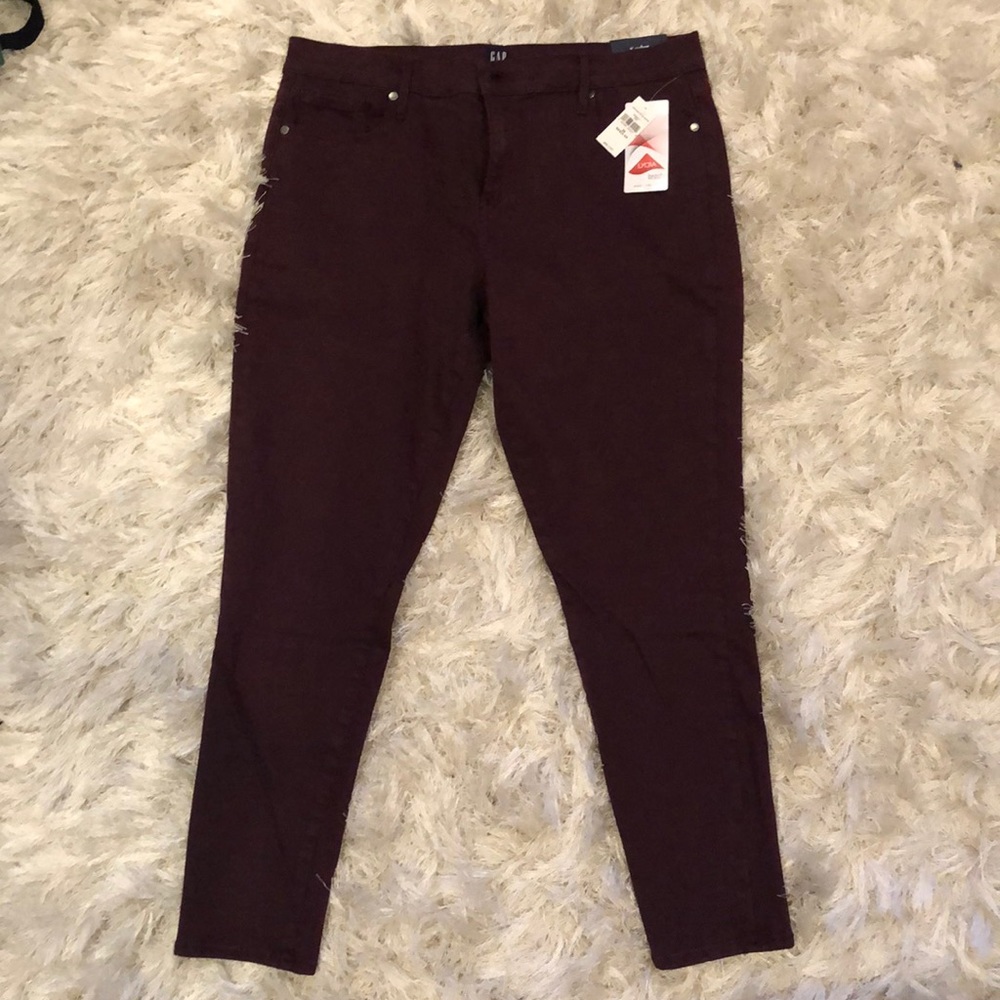 Gap Jeans - Maroon NWT